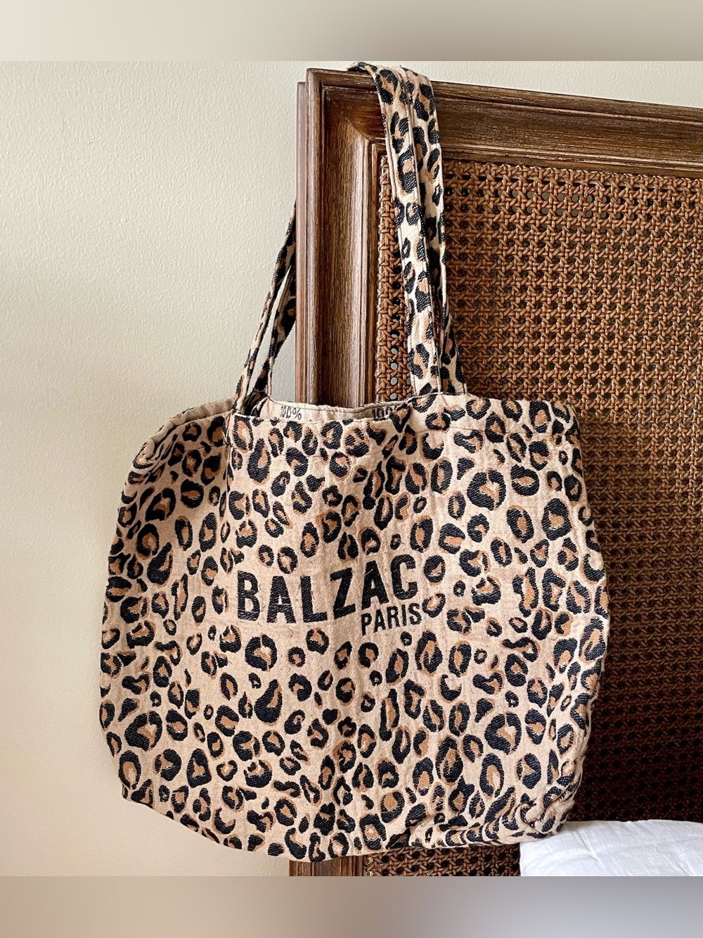 Balzac Paris Leopard Print Tote Bag